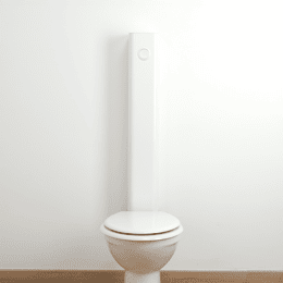 Le Tube WC complet à poser - Blanc brillant Beluga
