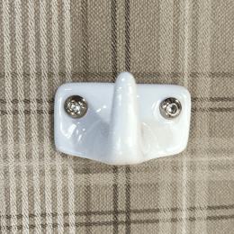 Patère Crochet en porcelaine