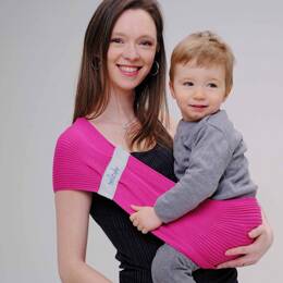 Hop'la porte-bébé d'appoint, Fushia