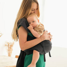 P'tit evo, Porte bébé à nouer, Noir