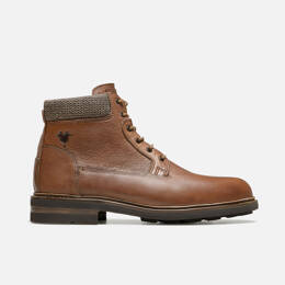 Boots made in France en cuir cognac GANTIER COGNAC