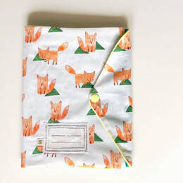 Pochette pour carnet de santé renard