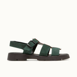 BALLAST VV VERT+MARRON CHAUSSURES VERT