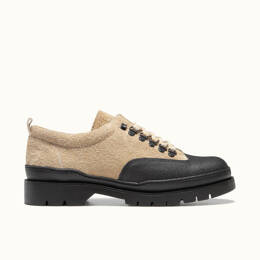 COURRIER 2 FUR SABLE+NOIR CHAUSSURES BEIGE