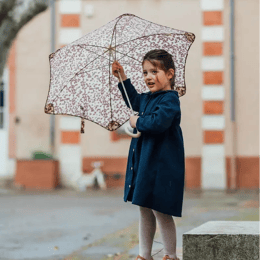 Robe fille hiver bleu marine GAZANIA