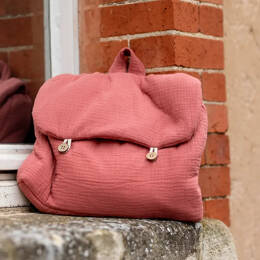 Cartable fille rose marsala GERANIUM