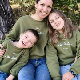 Sweat femme vert olive MAGNOLIA