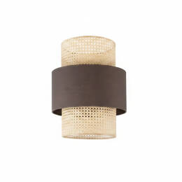 Suspension cylindre double coton/canage
