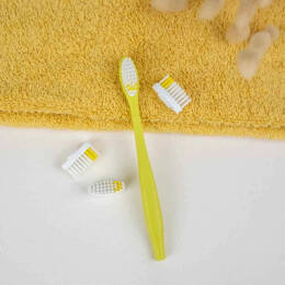 Pack 1 an - brosse à dents rechargeable pour enfant - 100% bioplastique