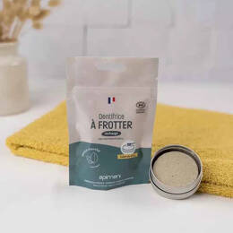 Recharge 1 galet - Dentifrice solide à frotter certifié bio - Menthe