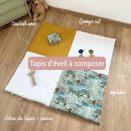 Tapis d'éveil évolutif et transportable
