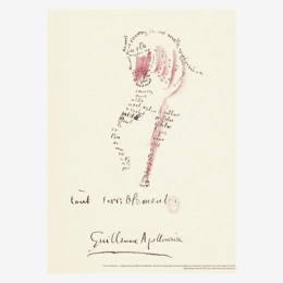 Affiche «Apollinaire – Tout terriblement» - 30 x 40 cm