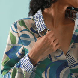 CHEMISIER CHERIE MANEGE BLEU