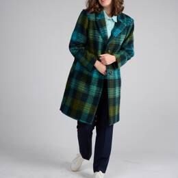 MANTEAU MALO CARREAUX VERT