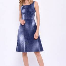 ROBE RONSARD ROND BLEU
