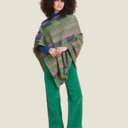 PONCHO FAIENCE ANIS