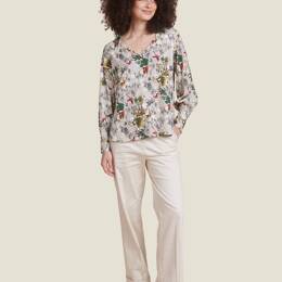 BLOUSE TAMARA GRAVURE ECRU