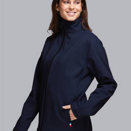 Blouson Softshell Femme En Polyester Recyclé Made In France SALEVE