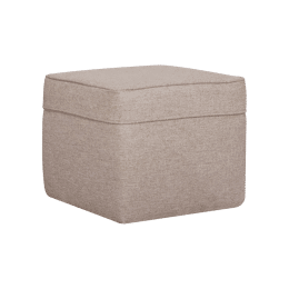 Pouf carré tissu Ondine