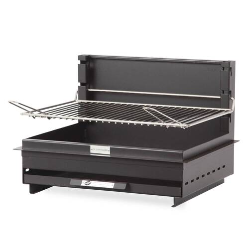 Barbecue Vintage Montory en Acier Noir