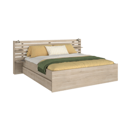 Lit avec tiroirs de rangement en option Palmyre