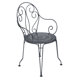 Lot de 2 Fauteuils Empilables Montmartre en Acier