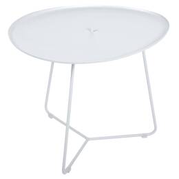 Table Basse Plateau Amovible Cocotte en Acier et Aluminium
