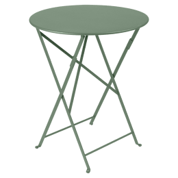 Table Ronde Pliante Ø60 cm Bistro en Acier