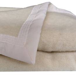 Couverture laine Woolmark Champagny