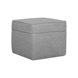 Pouf carré tissu Ondine