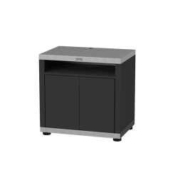 Meuble Cuisson avec Tablette pour Cuisine d'Extérieur 80 x 55 cm en Acier
