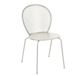Lot de 2 Chaises Empilables Lorette en Acier