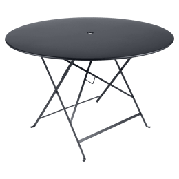 Table Ronde Pliante Ø117 cm Bistro en Acier