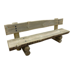 Banc avec Dossier 200 cm Limousin en Bois Autoclave