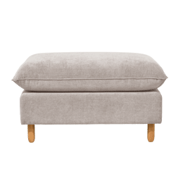 Repose-pieds tissu chenillé Portimo