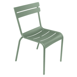 Lot de 2 Chaises Empilables Luxembourg en Aluminium