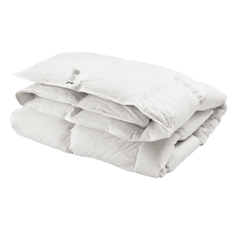 Couette 4 saisons en duvet et percale biologique Carla