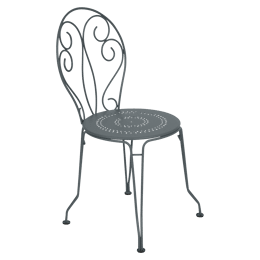 Lot de 2 Chaises Empilables Montmartre en Acier