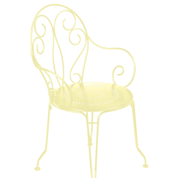 Lot de 2 Fauteuils Empilables Montmartre en Acier