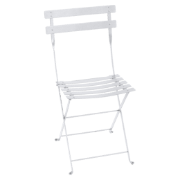 Lot de 2 Chaises Pliantes Bistro Métal en Acier