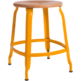 Tabouret Nicolle® H45cm Bois et Métal
