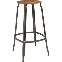 Tabouret de bar Nicolle® H75cm Bois et Métal