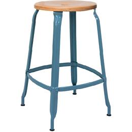 Tabouret de bar Nicolle® H65cm Bois et Métal