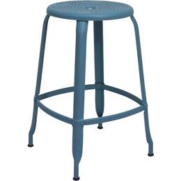 Fin de série - Tabouret de cuisine Nicolle® H60cm OUTDOOR- Ral 5024 Texturé