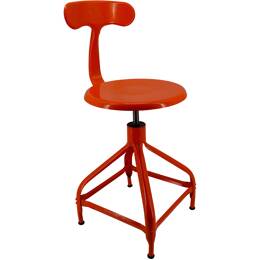 Chaise Nicolle® d'atelier Ajustable "DACTYLO" H45/60cm Métal