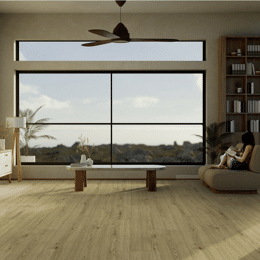 Rouleau 4m de sol PVC effet bois pose libre forest honey Gerflor - 3000 cm x 400 cm x 0.25 cm