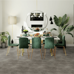 Rouleau 4m de sol PVC effet béton pose libre leone charcoal Gerflor - 3000 cm x 400 cm x 0.25 cm