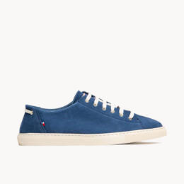 Chaussures Baskets  Christophe Auguin -  Bleu - ARMATEUR Baskets Nubuck HOMME