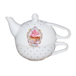 Tea for one cup cake