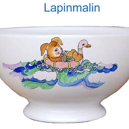 Bol Prénom en porcelaine personnalisée